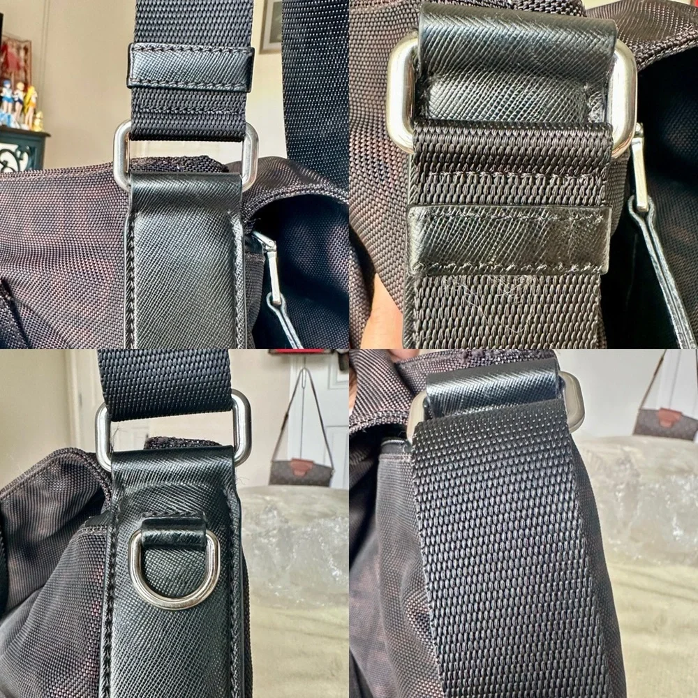 Prada Men’s Canvas Messenger Bag